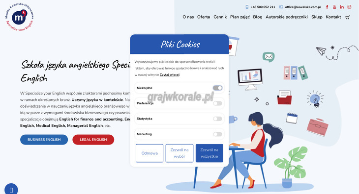Monika Kowalska Specialize your English