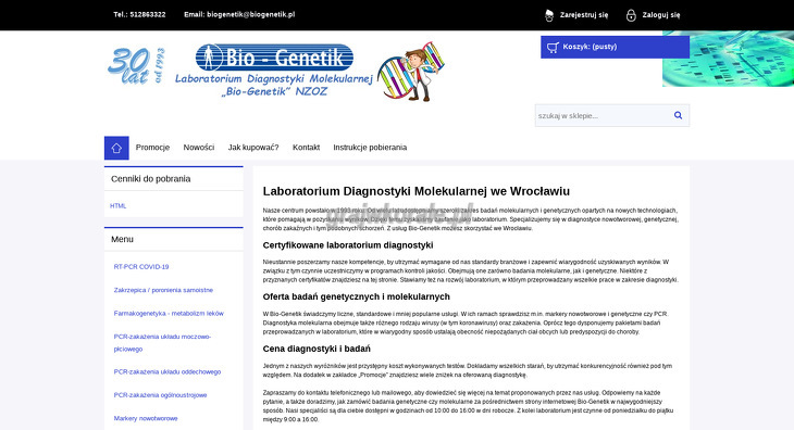 Laboratorium Diagnostyki Molekularnej "Bio-Genetik" NZOZ